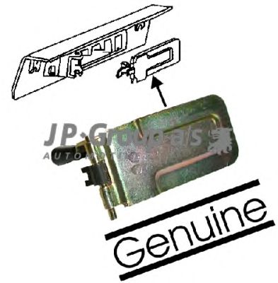 JP GROUP 8128000182 -  Заслонка отопителя